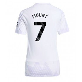 Dámské fotbalový oblečení Manchester United Mason Mount #7 Venkovní košile 2025-26 Krátkým Rukávem